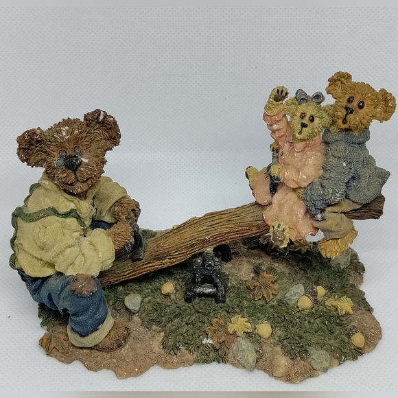 2001 VTG Boyds Bears & Friends Grandpa Bearykins with Molly & Jeff - Picture 7 of 7